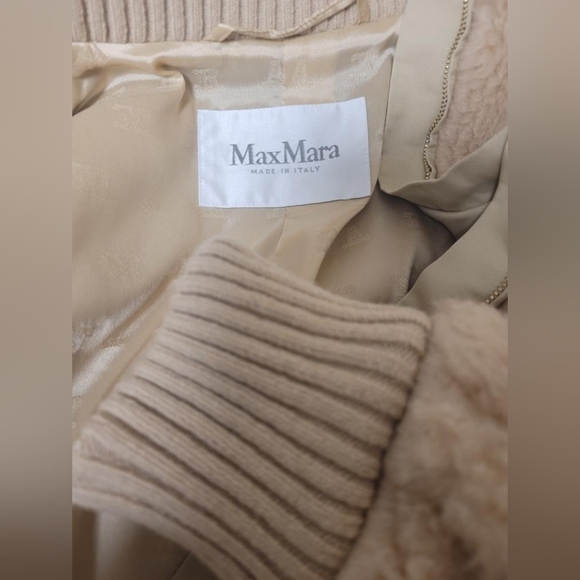 AUTHENTIC Max Mara Teddy Bomber 0 - Picture 5 of 12